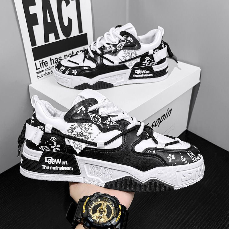 Damen Trendige Sneaker mit einzigartigem grafischen Design und dämpfender Sohle EB