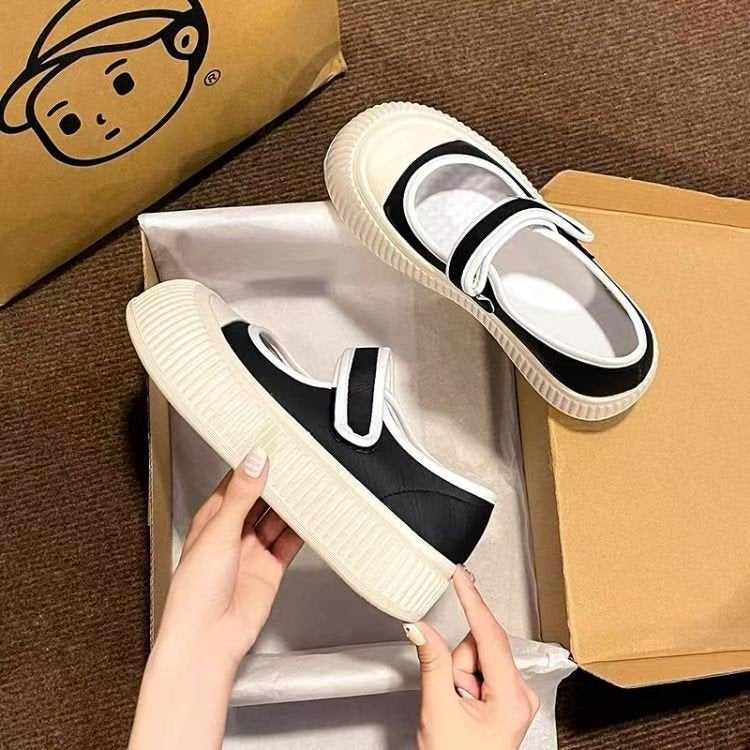 Damen Sneakers mit verstellbarem Riemen und dämpfender Laufsohle EB