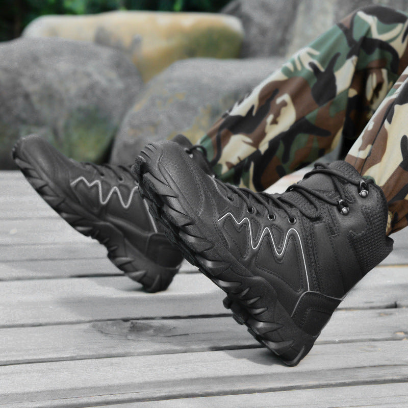 Herren Multifunktionale Trekkingboots mit hohem Knöchelschutz und rutschfester Sohle EB