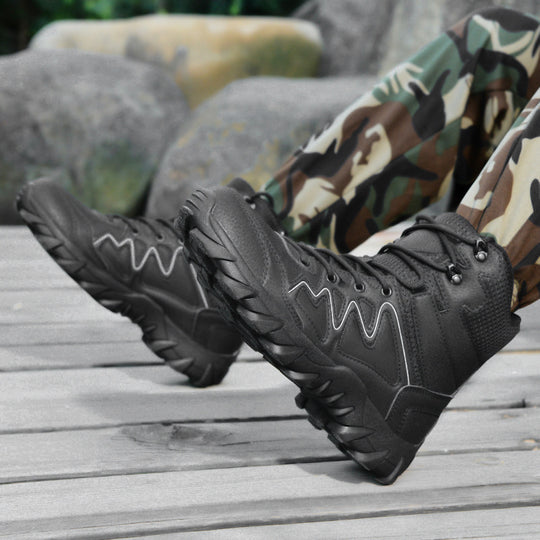 Herren Multifunktionale Trekkingboots mit hohem Knöchelschutz und rutschfester Sohle EB