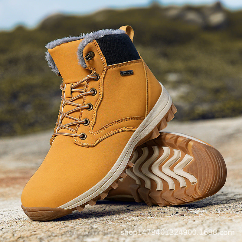 Damen Wärmeisolierte Winterstiefel mit rutschfester Sohle und kuscheligem Innenfutter EB