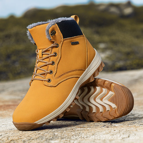 Damen Wärmeisolierte Winterstiefel mit rutschfester Sohle und kuscheligem Innenfutter EB