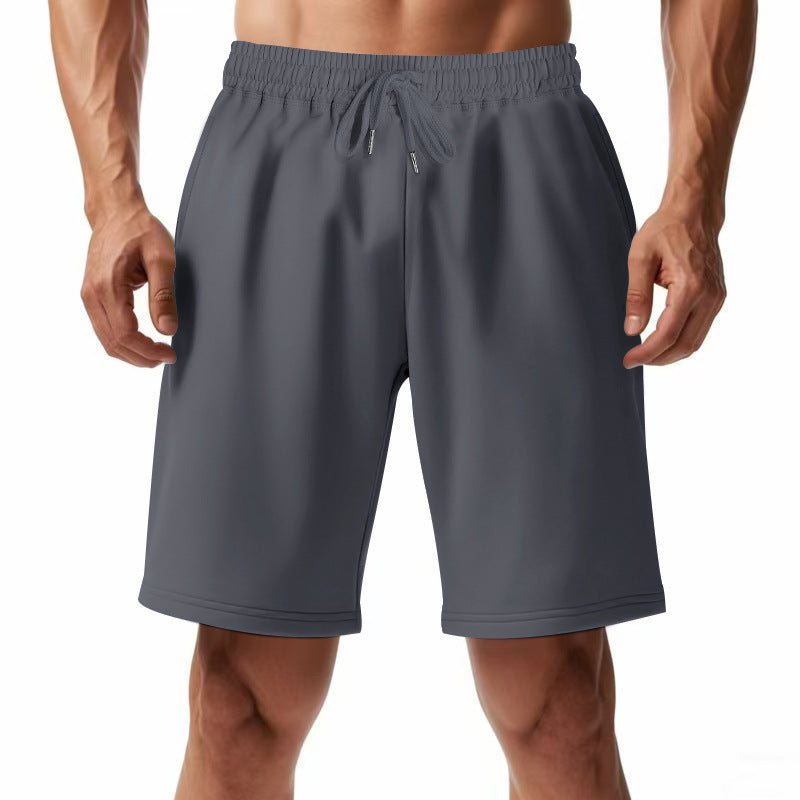 Herren Sportliche kurze Laufshorts mit elastischem Bund und praktischem Kordelzug EB