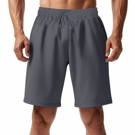 Herren Sportliche kurze Laufshorts mit elastischem Bund und praktischem Kordelzug EB