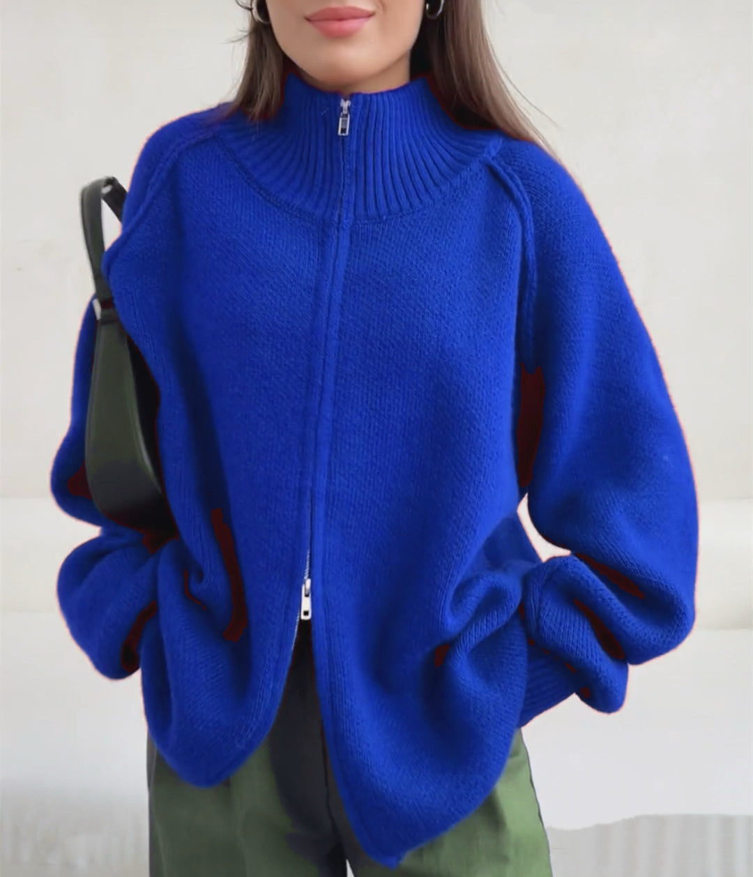 Damen modischer Strickpullover EB