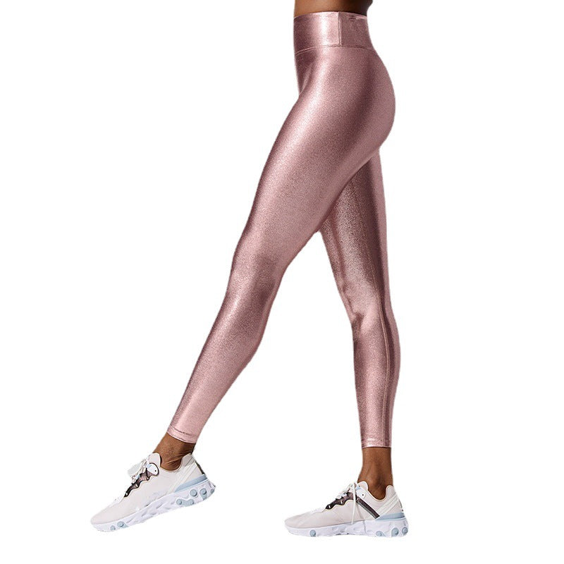 Damen Hochglänzende Leggings im eleganten Design EB