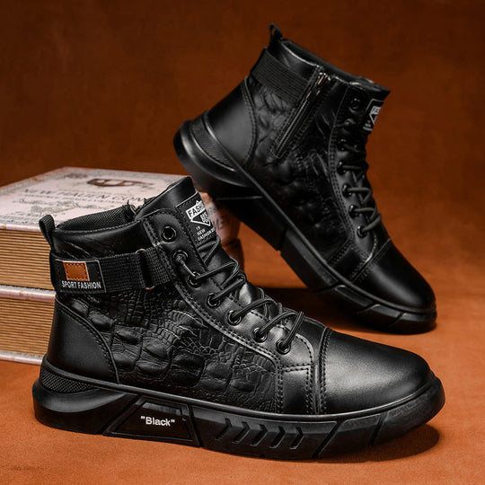 Damen modische Winterstiefel mit rutschfester Sohle und stylischem Design EB