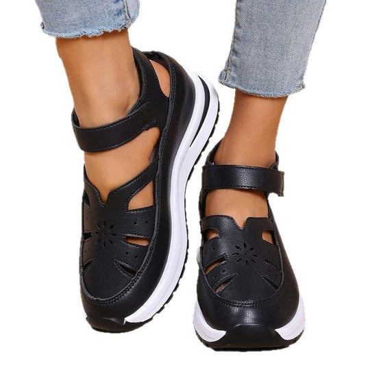 Damen Komfort-Sandalen mit verstellbarem Riemen und rutschfester Sohle EB