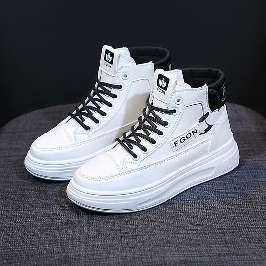 Damen High-Top Sneakers mit innovativem Schnürsystem und atmungsaktivem Innenfutter EB