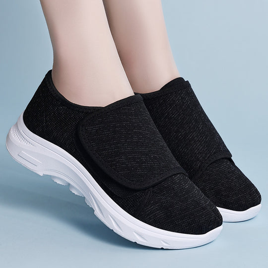Damen Atmungsaktive Slip-On Schuhe mit elastischem Riemen EB