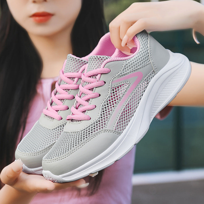 Damen Atmungsaktive Sneakers mit wasserdichtem Obermaterial und rutschfester Außensohle EB