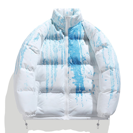 Damen Winterpufferjacke mit elastischen Bündchen und stylischem Design EB