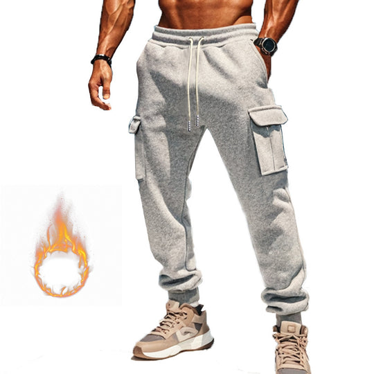 Herren Thermo-Cargo-Jogger mit Fleecefutter, tapered Schnitt & Mehrfachtaschen EB
