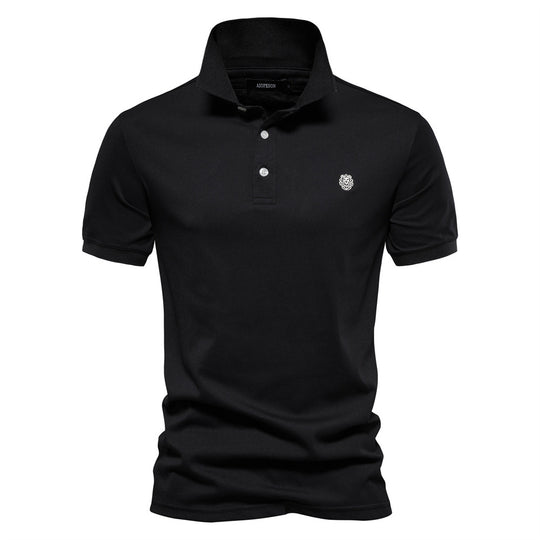 Herren Polo-Shirt mit feiner Piqué-Struktur und klassischem Kragen EB