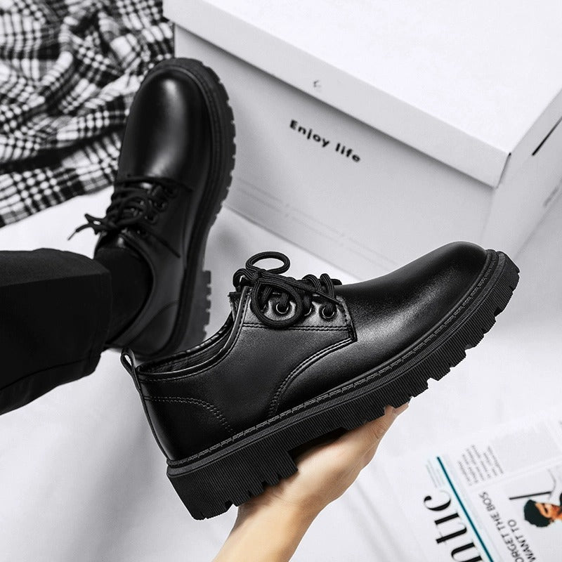 Herren Leder Schnürschuhe EB