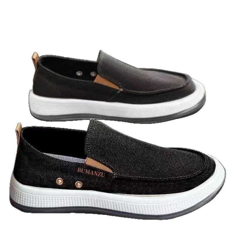Damen Bequeme Slip-On Sneakers mit atmungsaktiver Oberflächenstruktur EB