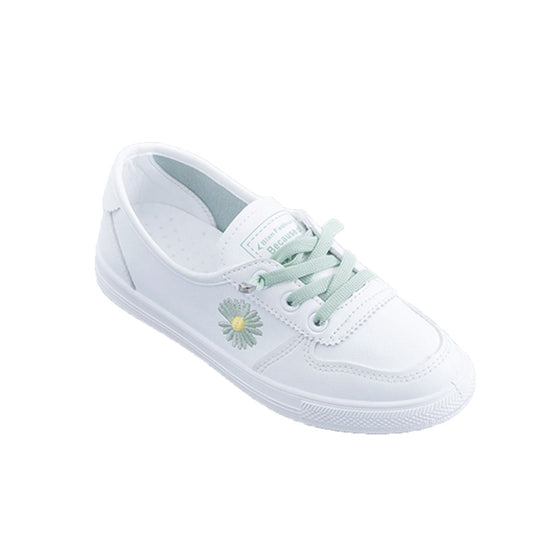 Damen Sneaker mit floralem Stickdesign und atmungsaktivem Obermaterial EB