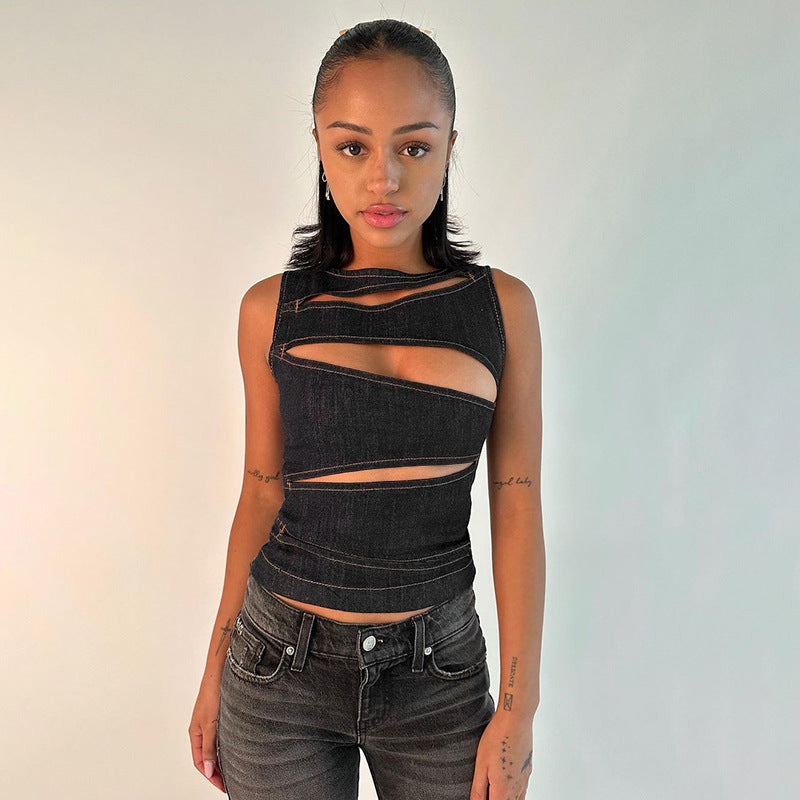 EB | Top aus Jeansweste