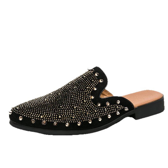 Damen Mokassins mit luxuriösen Nieten-Details und weichem Innenfutter EB