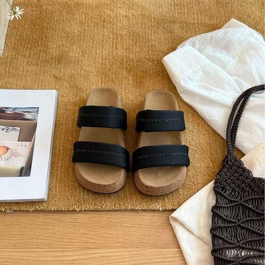 Damen Komfortable Badesandalen mit anatomisch geformtem Fußbett und rutschfester Sohle EB