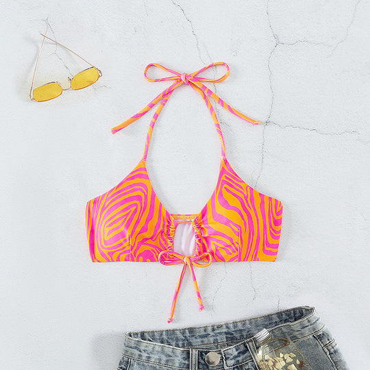 Damen Raffinierter Bikini Oberteil mit verspieltem Schnitt EB