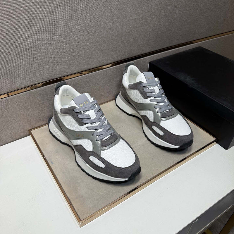 Damen Sportliche Freizeit Sneakers mit atmungsaktiver Mesh-Oberfläche und dämpfender Sohle EB
