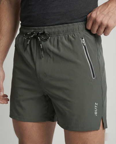 Herren Sportliche Multifunktions-Shorts mit schnell trocknender Technologie und praktischen Reißverschlusstaschen EB