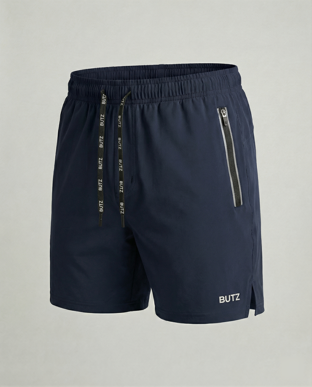 Herren Sportliche Multifunktions-Shorts mit schnell trocknender Technologie und praktischen Reißverschlusstaschen EB