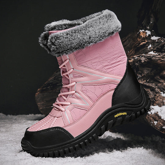 Damen Winter Stiefel mit isolierendem Futter und rutschfester Sohle EB