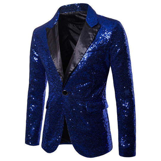 Herren Pailletten Formal Blazer EB