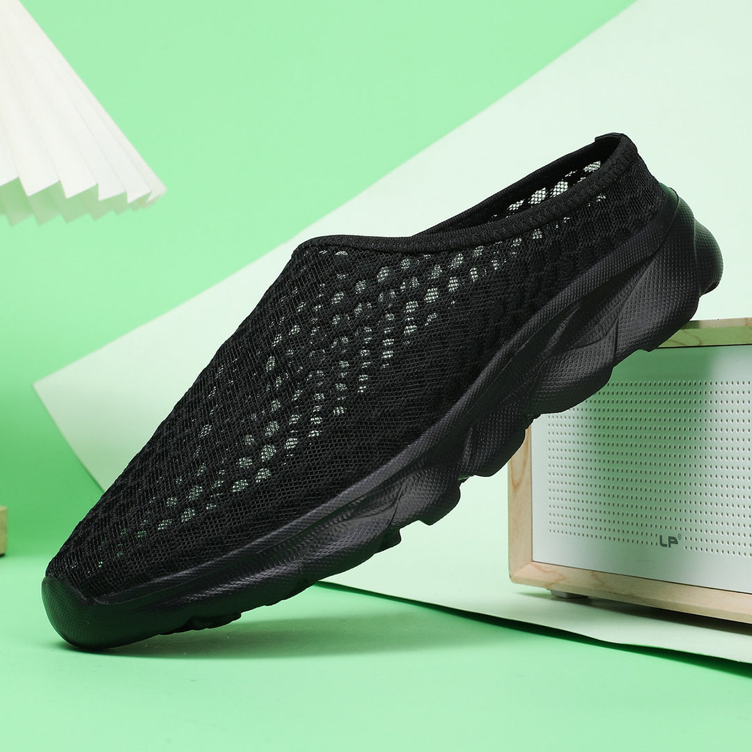 Damen Atmungsaktive Slip-On Sport-Schuhe mit flexiblem Netzdesign EB