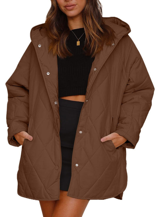 EB | Gepolsterte Jacke mit Klassischem Druck