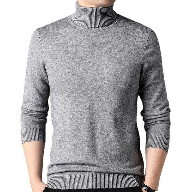 Herren figurbetonter Pullover mit Rollkragen EB