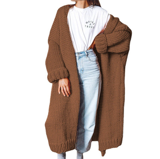 Damen Grobstrick-Kimono-Cardigan EB