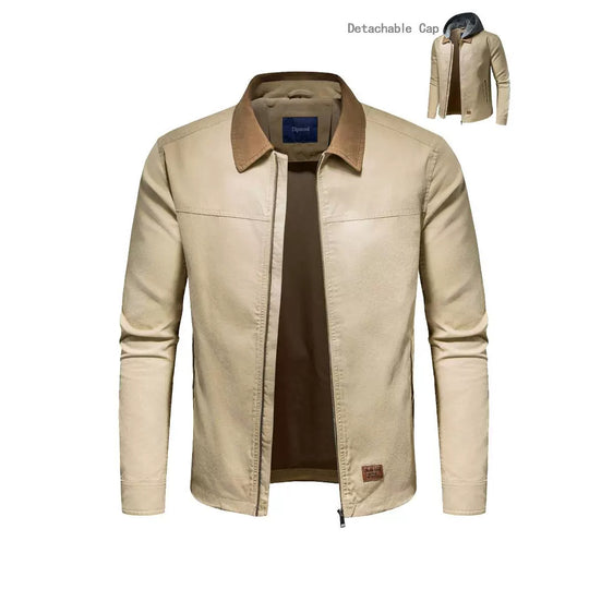 Herren Utility-Jacke mit abnehmbarem Hoodie EB