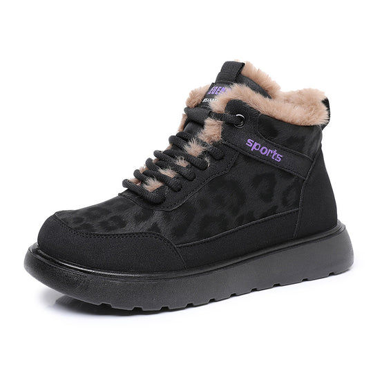 Damen Winterliche Sneakers mit isolierendem Innenfutter und rutschfester Sohle EB
