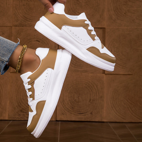 Damen Sneakers mit kontrastierenden Farbakzenten und dämpfender Sohle EB