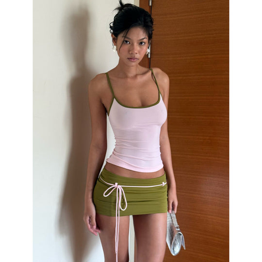 Damen körperbetontes Spaghetti-Top EB