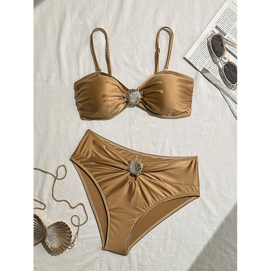 Damen-Bikini mit eleganter Muschel-Applikation EB