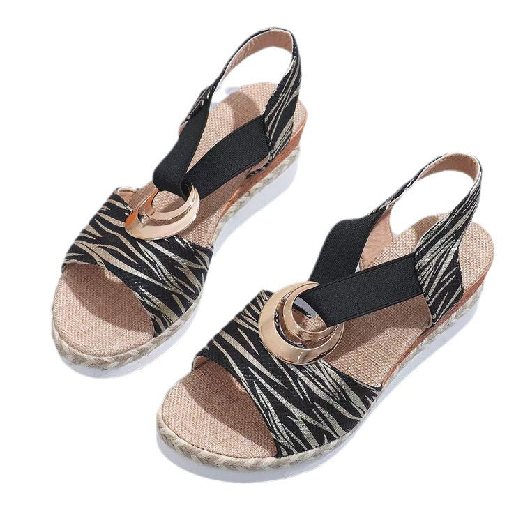 Damen Plateau Sandalen EB