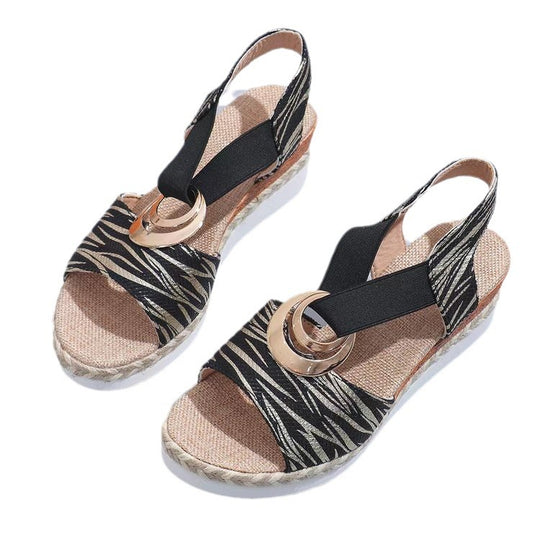 Damen Plateau Sandalen EB