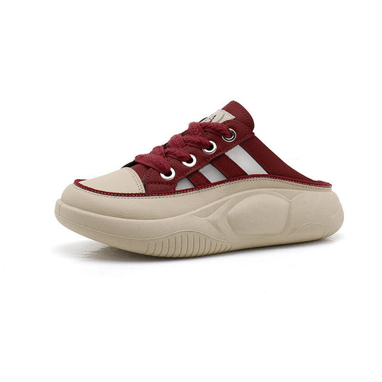 Damen lässige Slingback Sneakers mit atmungsaktiver Struktur und rutschfester Sohle EB