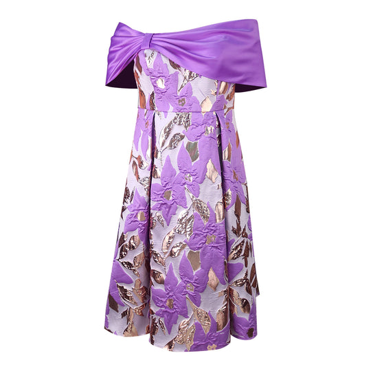 Damen Glamouröses Abendkleid mit Drapierung EB