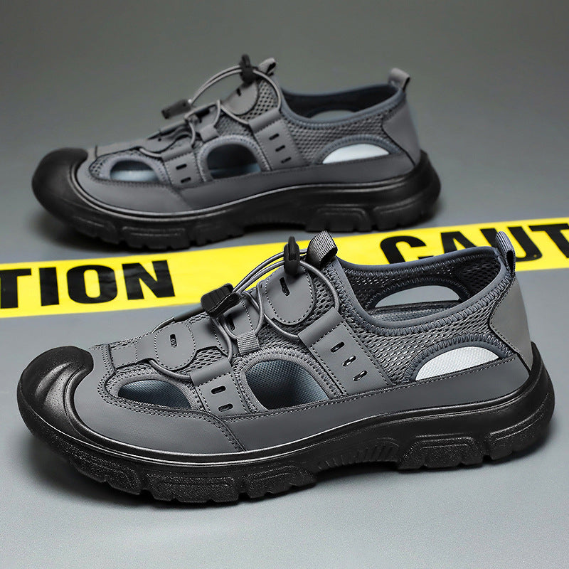 Damen Atmungsaktive Outdoor-Sneaker mit rutschfester Sohle und elastischem Verschluss EB