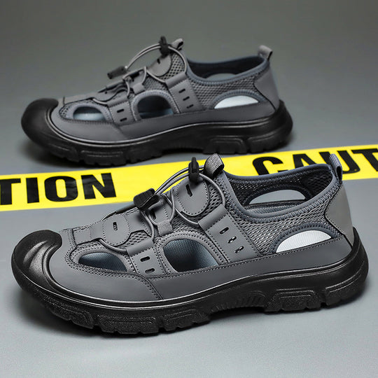 Damen Atmungsaktive Outdoor-Sneaker mit rutschfester Sohle und elastischem Verschluss EB