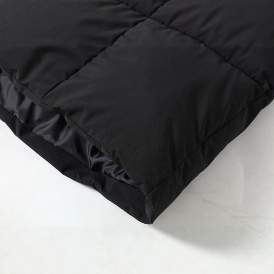 Damen nan langer gesteppter Parka mit voluminöser Kunstfellkapuze und taillierendem Kordelzug EB