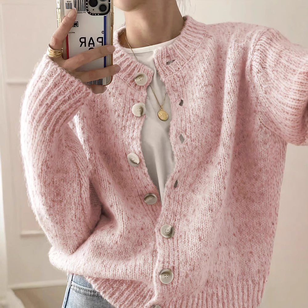 Damen Kuschelige Strickjacke EB