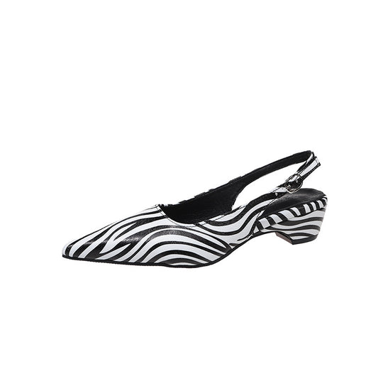 Damen Slingback-Pumps mit spitz zulaufendem Design und elegantem Absatz EB
