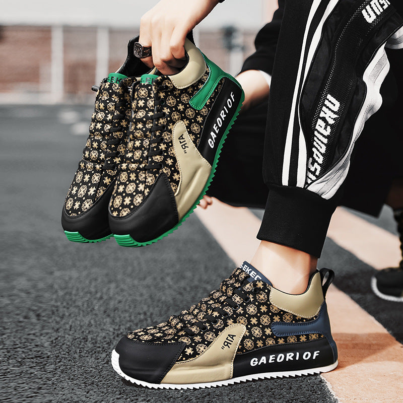 Damen Sneakers mit floralem Design und stoßdämpfendem Komfort EB