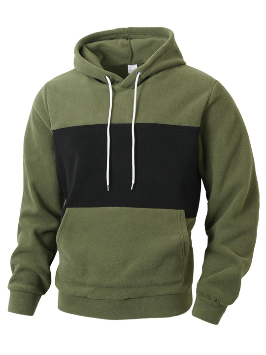 Herren Fleece-Hoodie mit innovativem Design EB